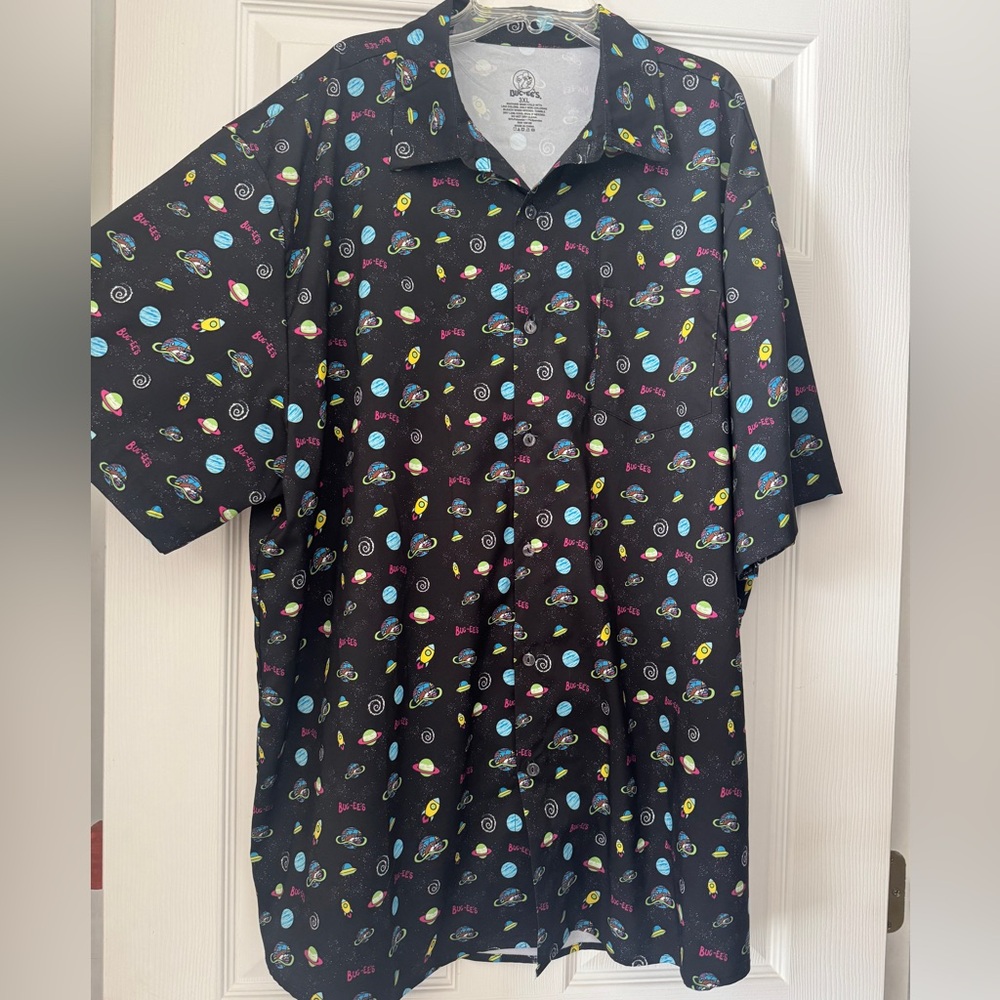Men's Buc-ee’s Black Space-Themed Shirt
